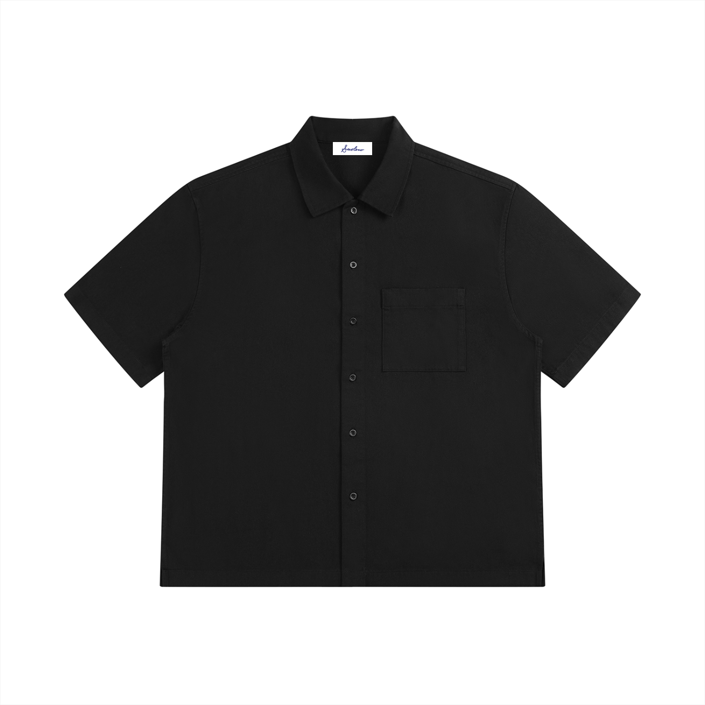 Unisex Boxy Patch Pocket Short Sleeve Shirt