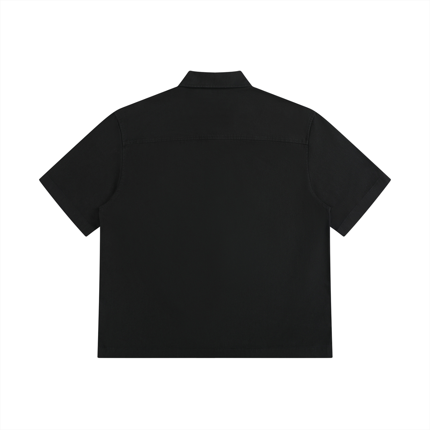 Unisex Boxy Patch Pocket Short Sleeve Shirt