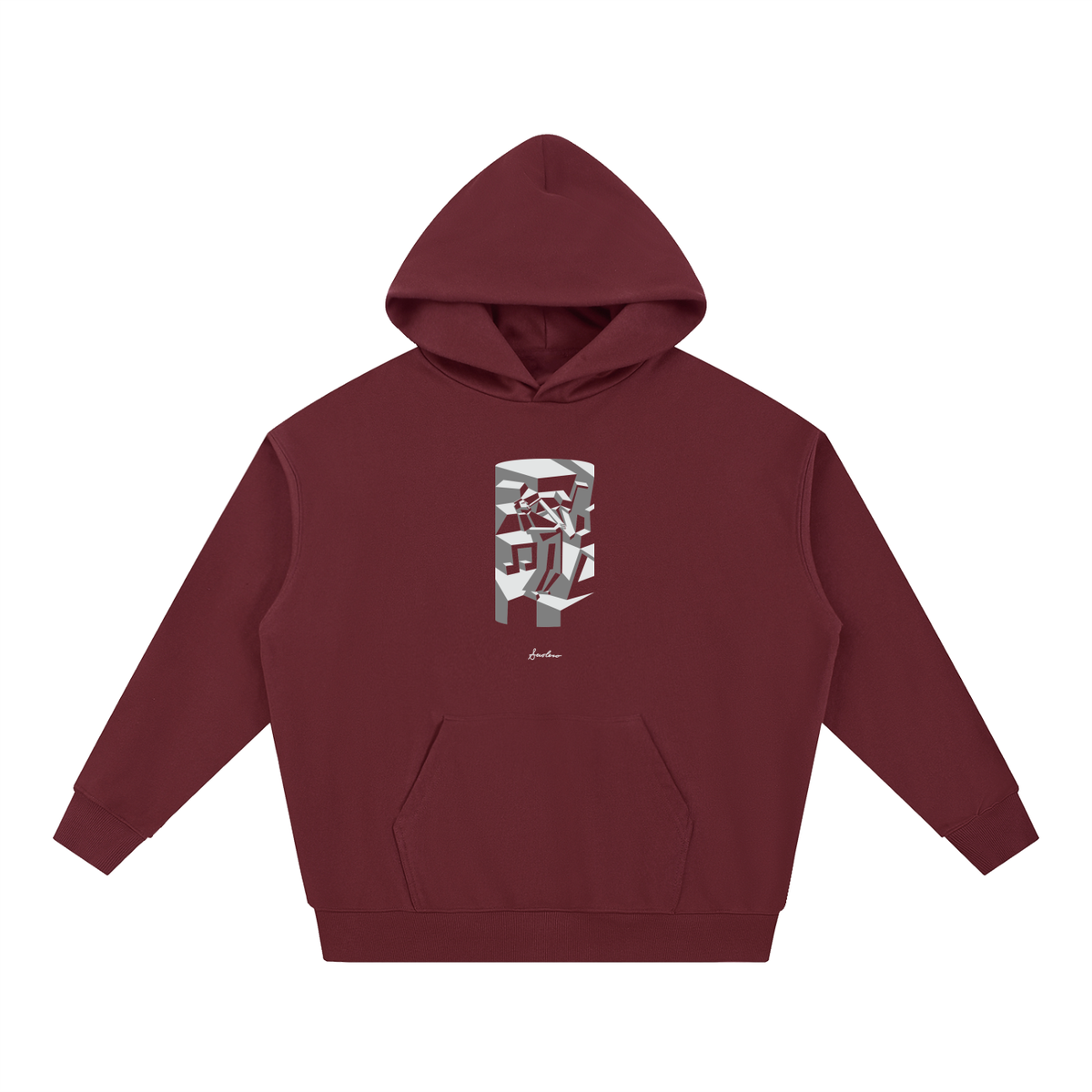 Outstanding Saxophone Grayscale Heavyweight Hoodie