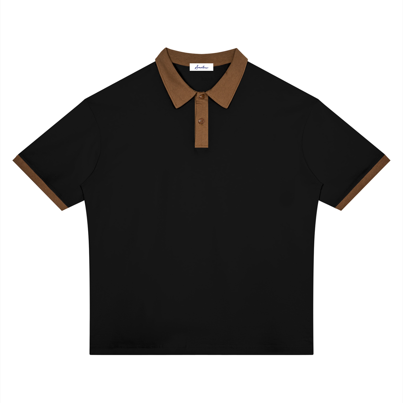 Unisex Color Block Polo Shirt