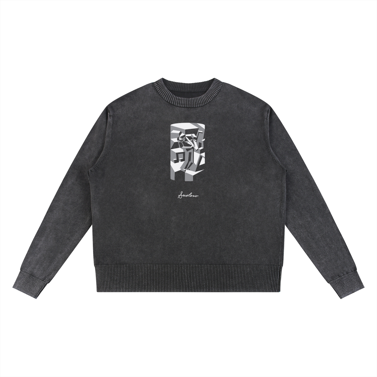 Outstanding Saxophone Grayscale Sweater