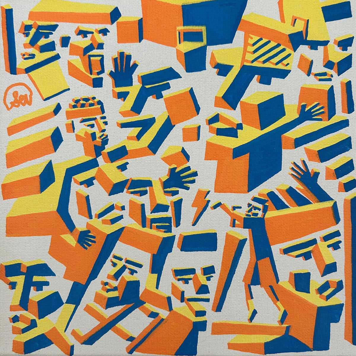 NBA (National Block Association) Original Drawing