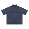Heavyweight Snow-Washed Polo T-Shirt