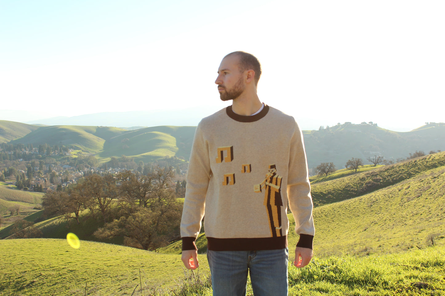 Golden Trumpet Knitted Sweater
