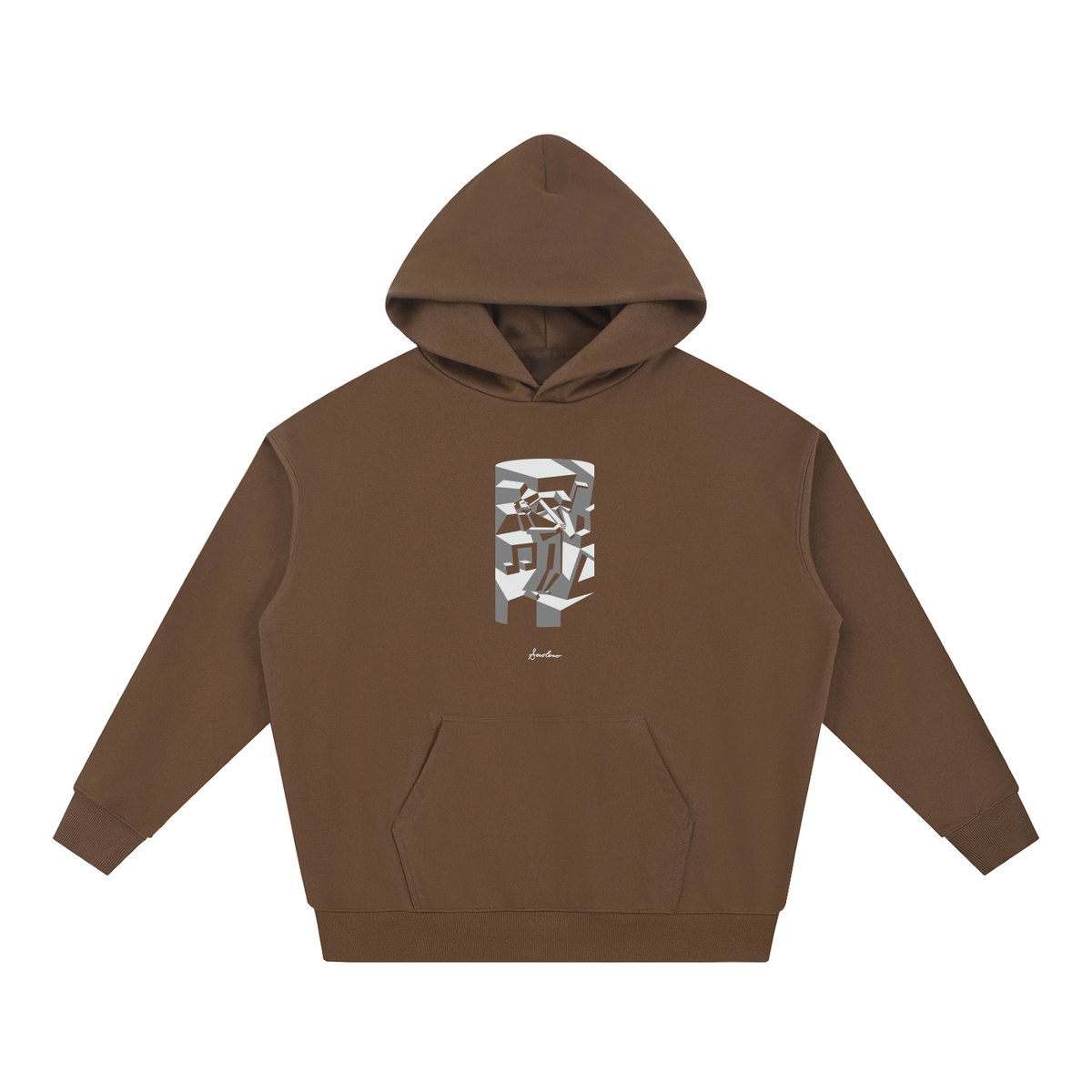 Outstanding Saxophone Grayscale Heavyweight Hoodie