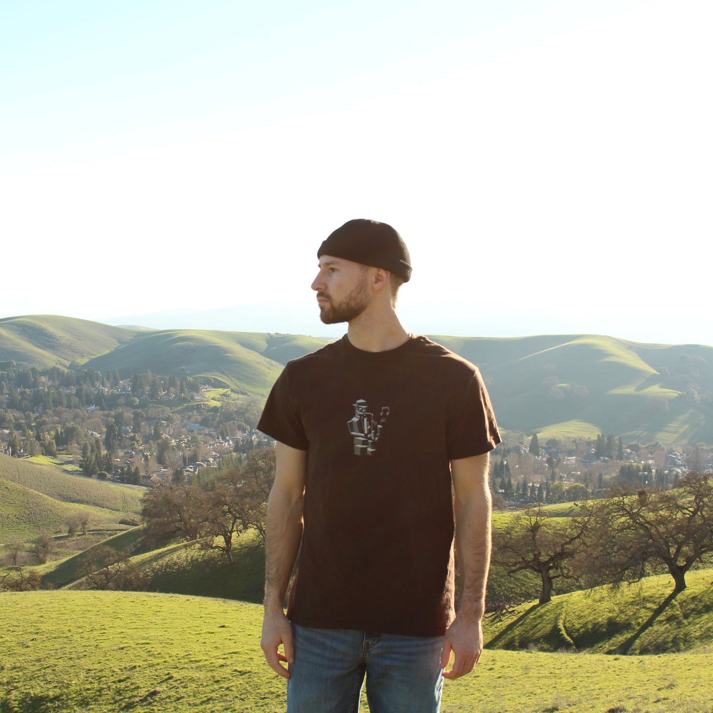 Saxophone Serenade Shirt (Grayscale)