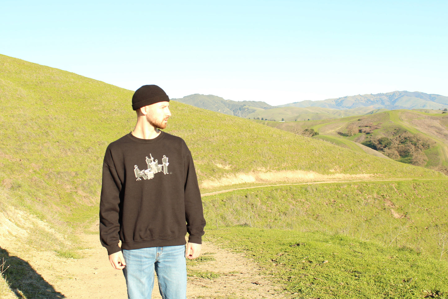 Jazz Band Sweatshirt (Grayscale)