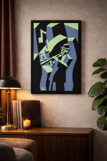 Classy Clarinet Canvas Print