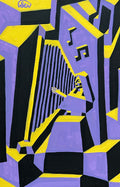 Heavenly Harp Original Painting