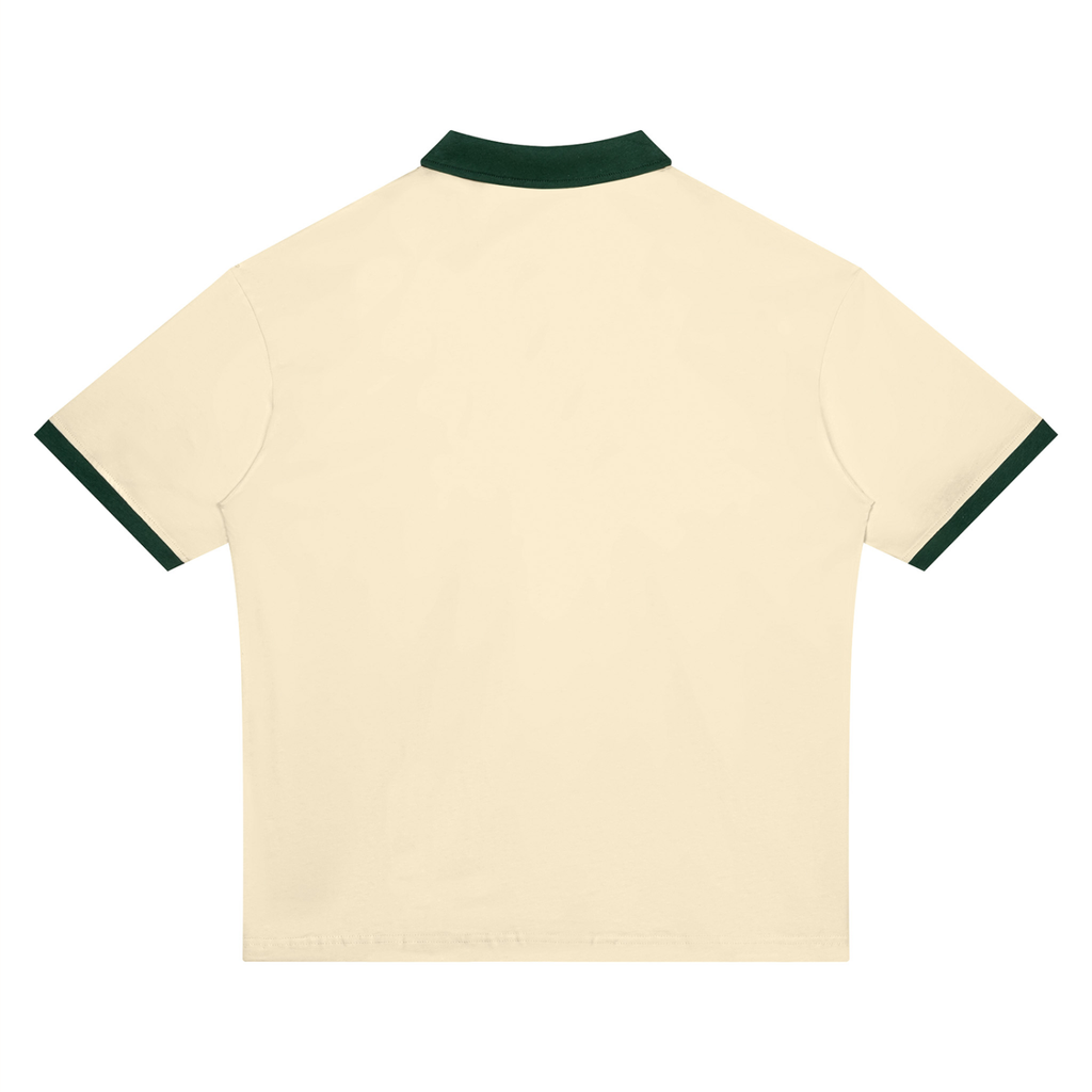 Unisex Color Block Polo Shirt