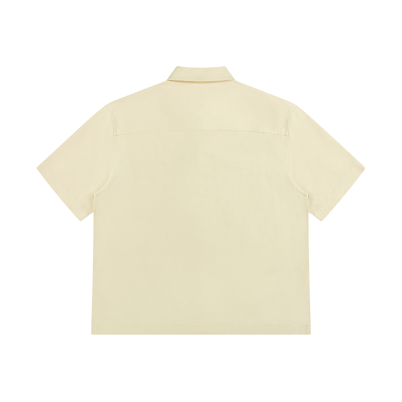 Unisex Boxy Patch Pocket Short Sleeve Shirt