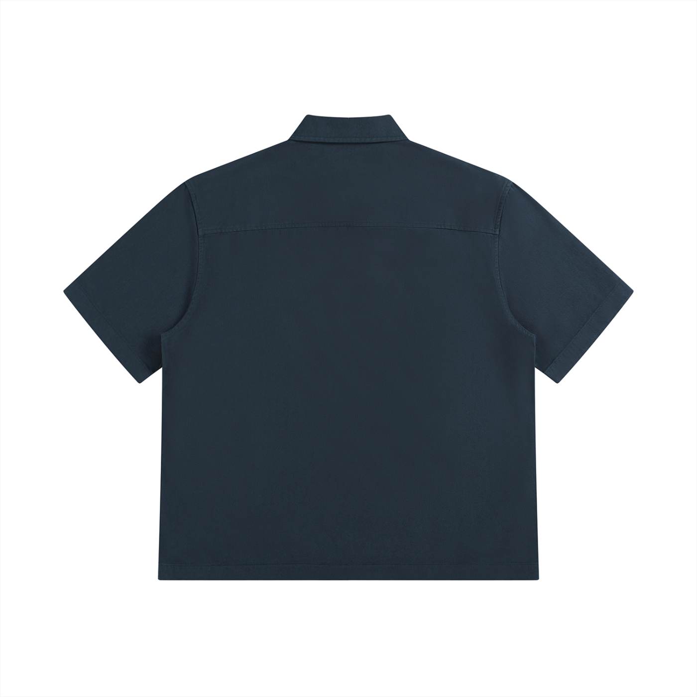Unisex Boxy Patch Pocket Short Sleeve Shirt