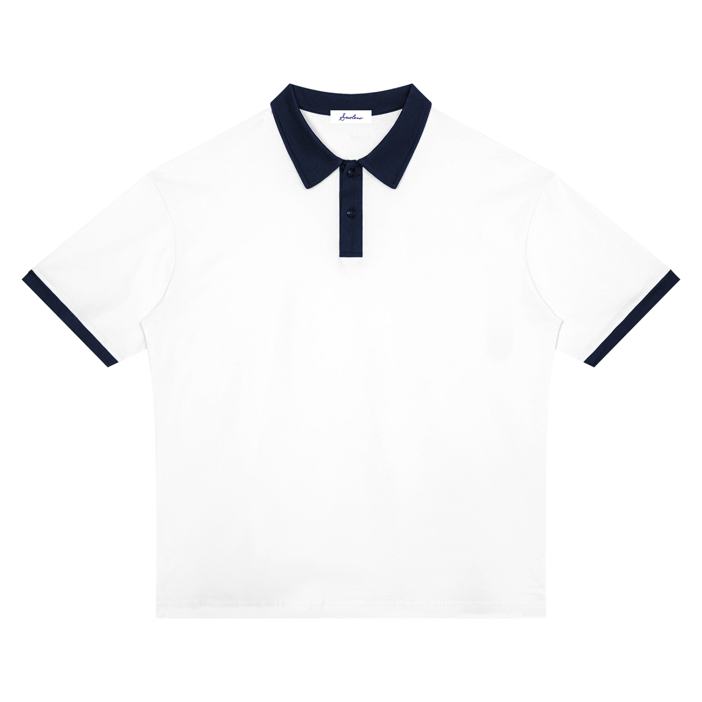 Unisex Color Block Polo Shirt