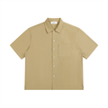 Unisex Boxy Patch Pocket Short Sleeve Shirt