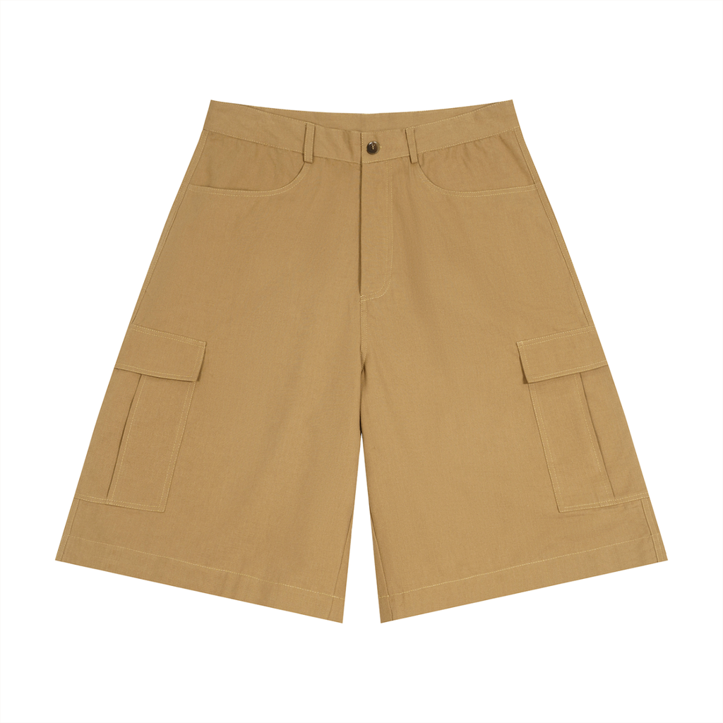 Unisex Woven Cargo Shorts
