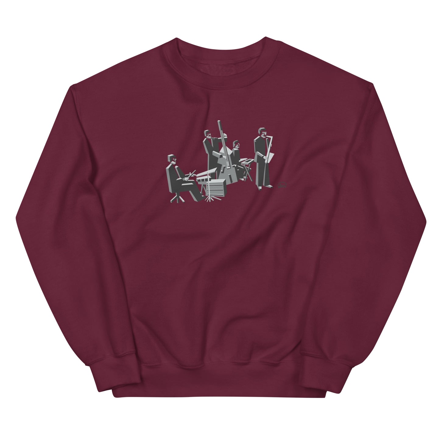 Jazz Band Sweatshirt (Grayscale)