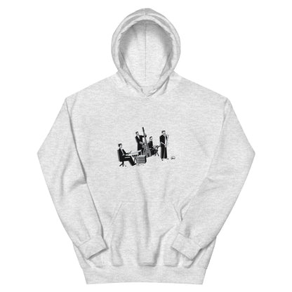 Jazz Band Hoodie (Grayscale)
